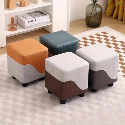 Small Stool, Low Stool, Light Luxury Coffee Table Stool for Home Living Room, Sofa Stool Doorway Shoe Changing Stool Bench