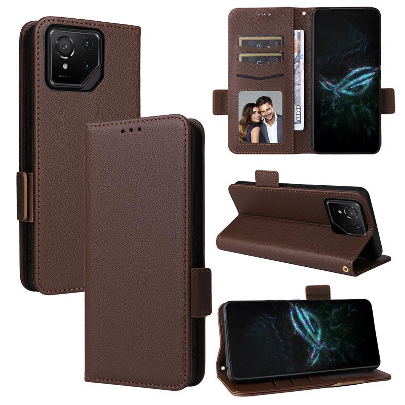 Flip Cases For Asus ROG Phone 9/ROG Phone 9 Pro Leather Case [Flip Vintage Leather] Shockproof Durable Retro Protective Cover