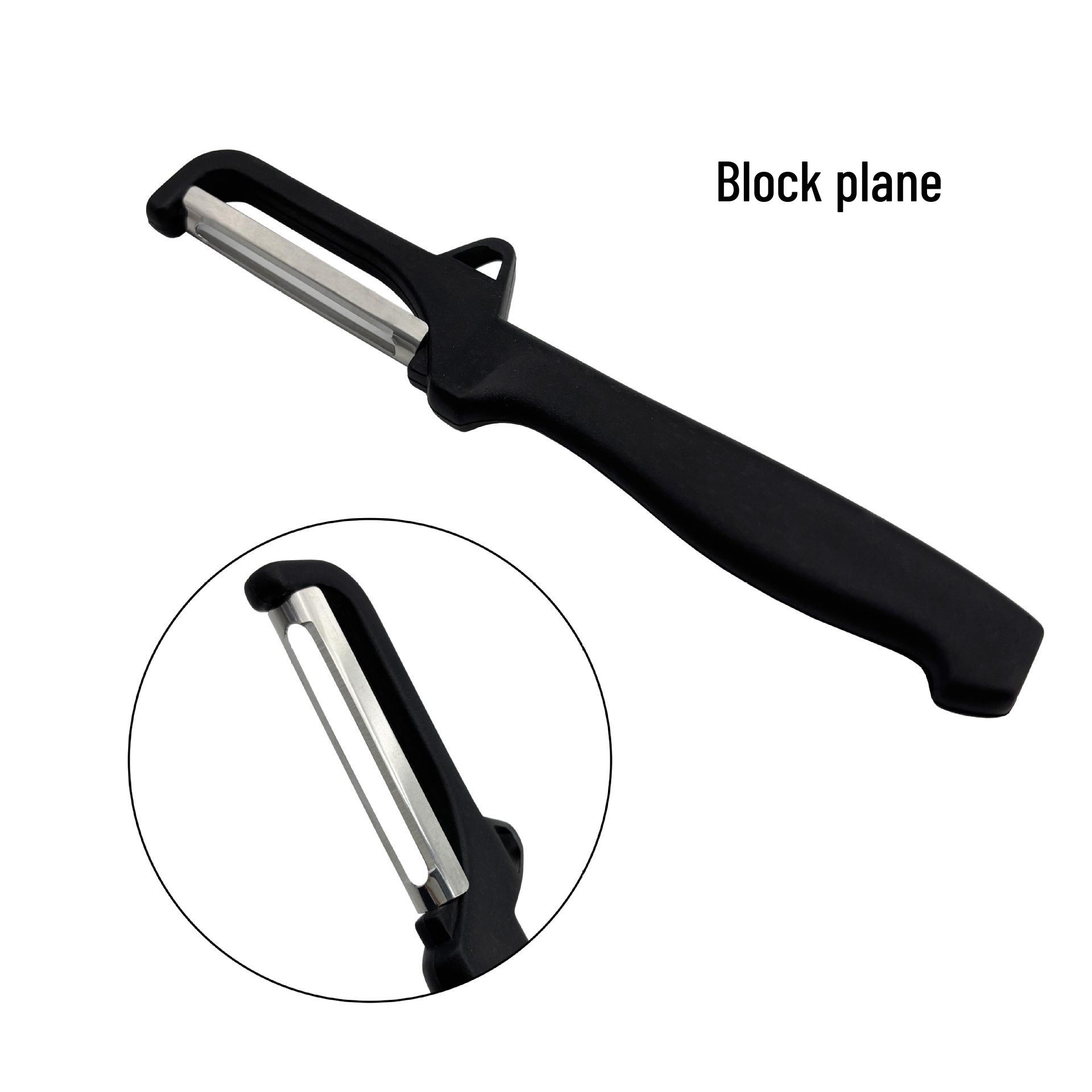 Multi-functional Stainless Steel Melon Peeler & Grater with Paring Knife
