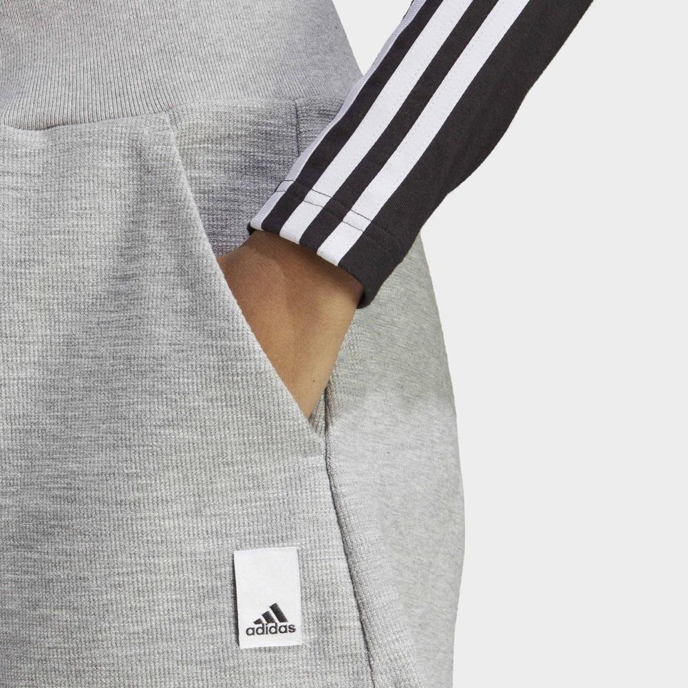 Adidas Lounge Casual Shorts Women's Gray Moderate HZ1604