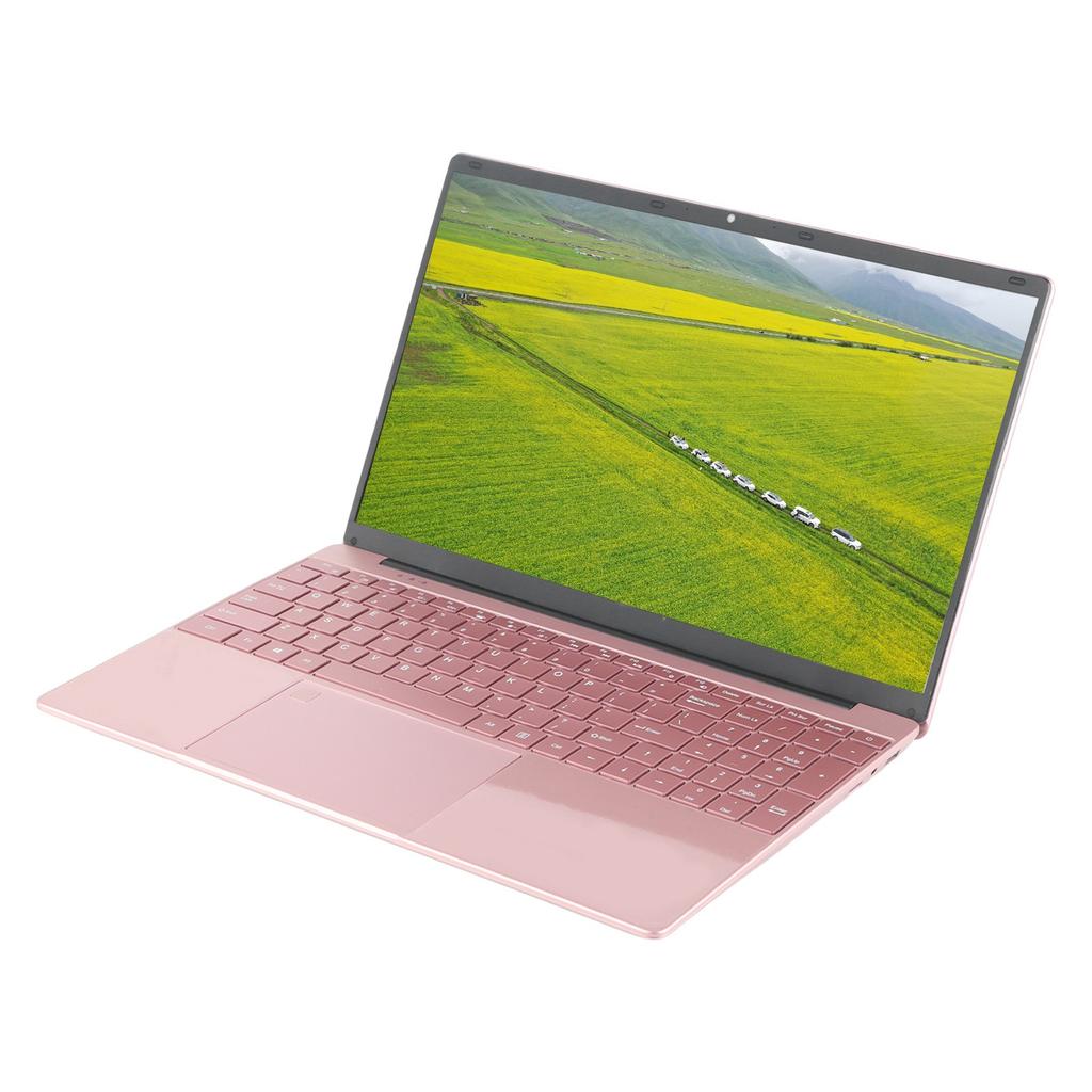 for Windows 11 Laptop 15.6in 1920x1080 IPS Display 16GB RAM 128G SSD Backlit Keyboard Fingerprint Unlock Laptop 100‑240V