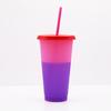 720ML Water Bottle Decorative Layout Props Plastic Adding Vitality Color Changing Beverage Cup for Kitchen