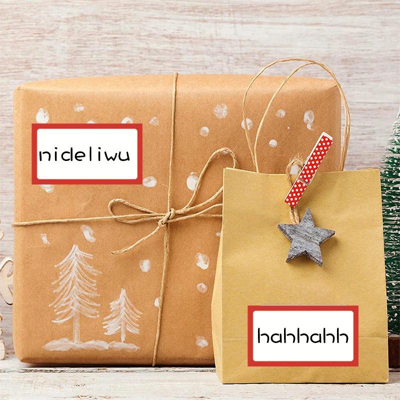 250pcs Colorful Self Adhesive Large Label With Blank Self-adhesive Sticky Note Stickers Name Handwritten Large Rectangular Label