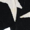 MSGM wool blend Star 7 minutes sleeve knit Black series sweater Women Used