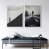 Motivational Quotes Canvas Poster Inspirational Positive Sayings Wall Art for Modern Home Office Decor Bold Typography Gift Idea