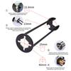 Multifunctional Sink Wrench 360-Degree Rotation Faucet Installation Under Sink Repair Kitchen Bathroom Wrench Plumbing Tool