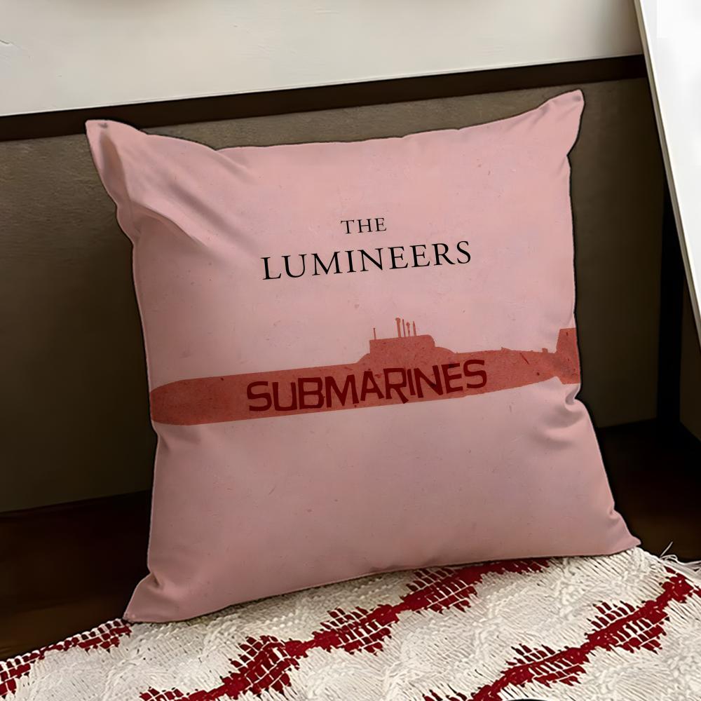 

The LLumineers band Cushion Cover Reversible Soft Durable Pillow Cover Home Car MultiScene Use for Daily Comfort 30X30cm