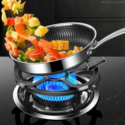 Universal Cast Iron Gas Burners Stand Stable Anti Slip Wok Ring Stand Portable Milk Pot Holder Outdoor Cooking