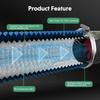Dryer Vent Connector Kit EVA Cushioned Pad With 8.2ft Aluminum Foil Hose Dryer Vent Connector Kit: Quick Connect, Airtight Seal