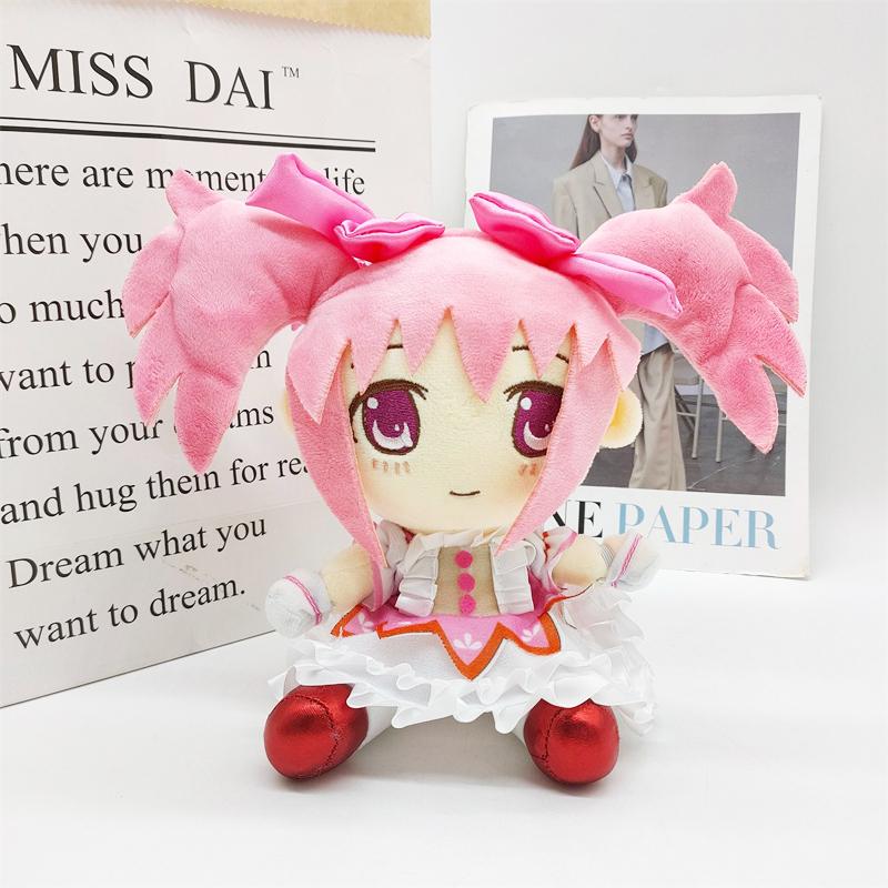Cartoon Kaname Madoka Plush Toy Anime Puella Magi Madoka Magica Stuffed Doll Plushies Figures Soft Fumo Kids Fans Girls Gifts