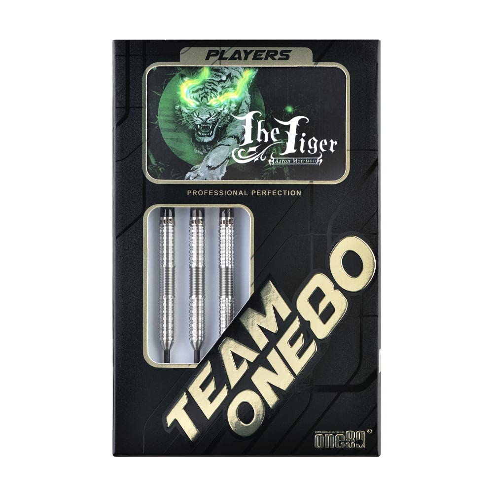 Sada šipek One80 One Eighty Aaron Morrison STEEL 22g Aaron Morrison Player Model Dart Barrel Set
