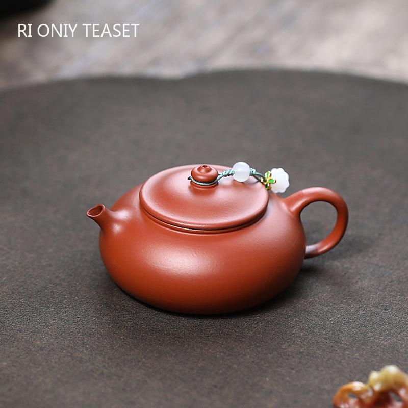 140ml Yixing Purple Clay Teapots Famous Handmade Zisha Tea Pot Beauty Tea Infuser Kettle Household Tea Set Chinese Teaware Gifts