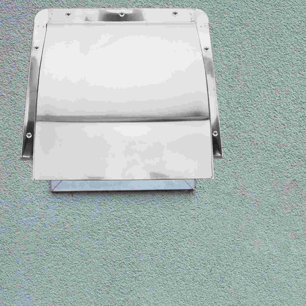 Winddichte Kappe aus Edelstahl Küchenabzugshaube Lüftungskanal Ausgang Wandlüftungsgitter für Zuhause Kühlung Verbesserungen Metall Rostschutz