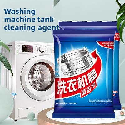 Powerful Washing Machine Tank Cleaner, 50g, Non Effervescent, for Both Drum and Pulsator Washers