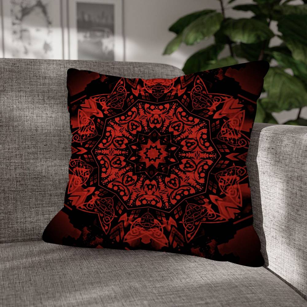 Indian Mandala Pillow Case For Home Bedroom Car Office Decoration Living Room Sofa Cushion Cover Suitable