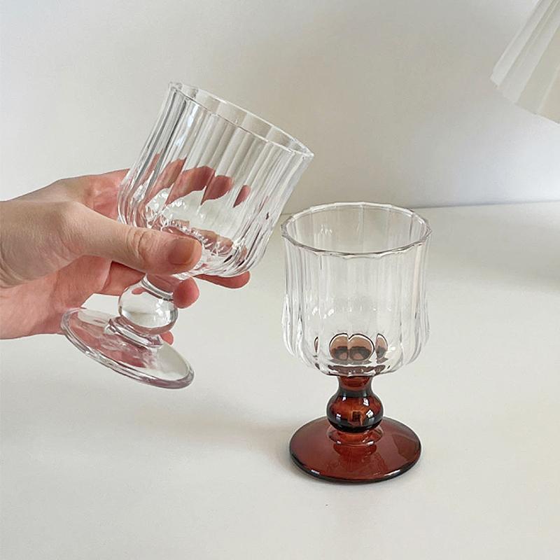 Staré módne poháre Pohár na horúce červené víno Elegantné sklenené poháre na svadobnú hostinu do domáceho baru 1PC Vintage poháre na pitie