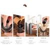 Sunnecko Coffee Mill, Manual Hand Grind, Coffee Grinder, Stainless Steel Mortar, 36 Levels Adjustable Coarseness, Capacity 25g, Includes Brush,