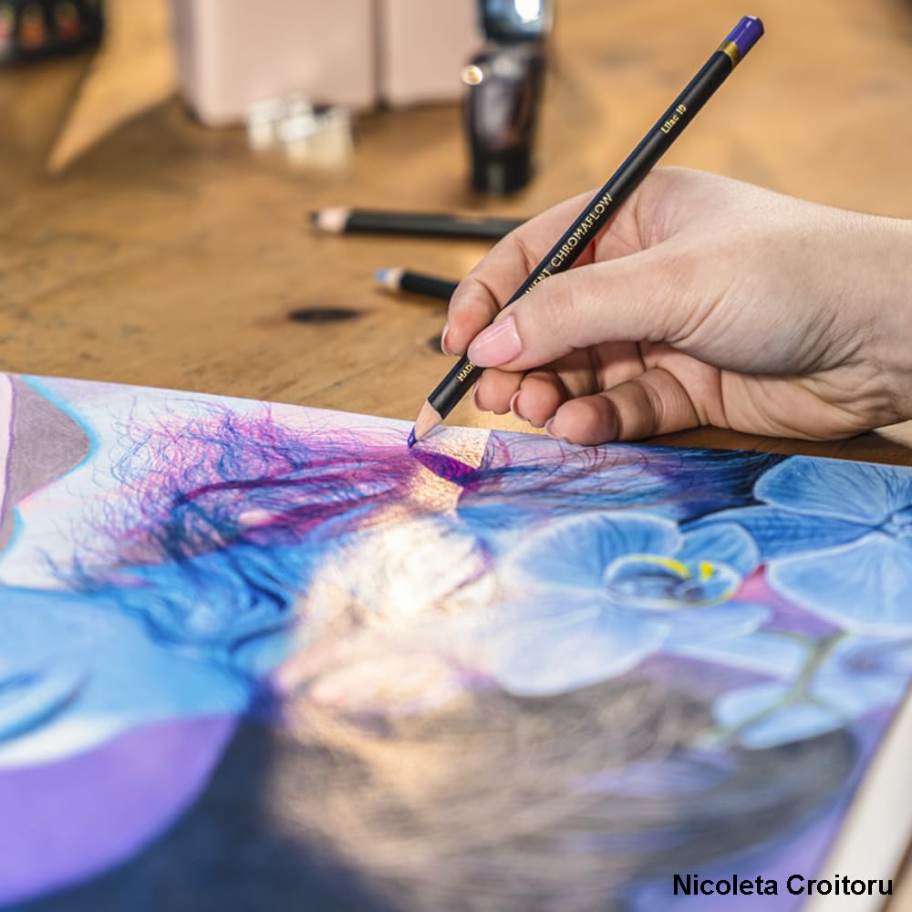 Derwent Colored Pencils Chromaflow 100 Color Set 2306262 [Derwent] Oil-based