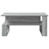 Coffee Table Grey Sonoma 90 X 50 X 40 Cm Particleboard