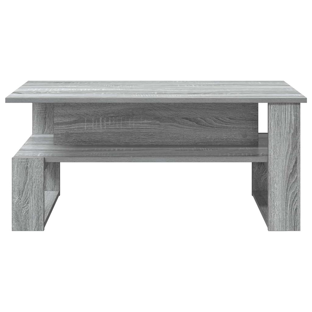 Coffee Table Grey Sonoma 90 X 50 X 40 Cm Particleboard
