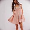 Summer New Women's Casual Loose Fashion Solid Color Off-Shoulder Ruffled Strap Dress