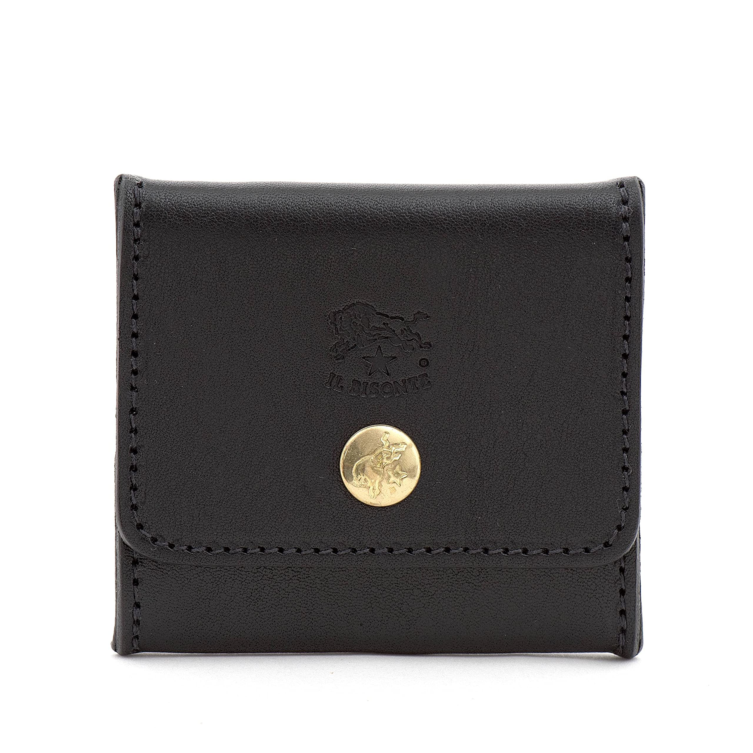 

IL BISONTE Coin Case C0744 Wallet Coin Purse Black C0774-153 чорний