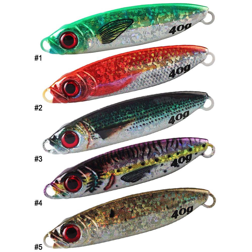 Iron Plate Fast Sinking Sea Fishing Metal Bionic Bait Artificial Bait Fishing Bait for Saltwater Fishing