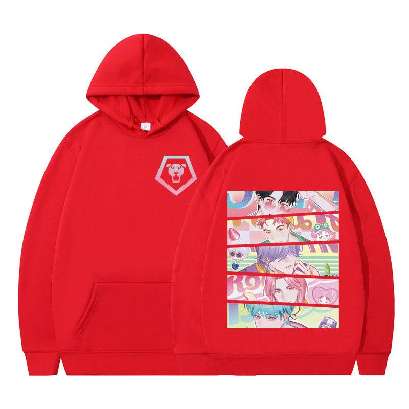 Pop Saja Boys Kpop Demon Hunters Funny Anime Hoodie Men Women Vintage Hoodies Loose Casual Aesthetic Trendy Oversized Sweatshirt