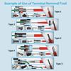 26 Pcs Terminal Removal Tool Kit For Replaces Universal Vehicle Wire Harness Pin Connector Release