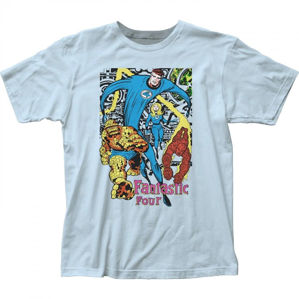 Comfort Colors The Fantastic Four Retro Group T-Shirt Unisex Size S-5XL Unisex T-Shirt XXL