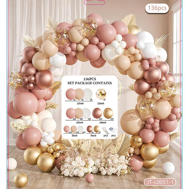 

112 шт. песочно-белых и золотых воздушных шаров, гирлянда, арка, комплект для украшения свадьбы, помолвки, юбилея, крещения, дня рождения Other