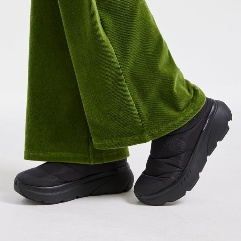 Akiii Classic Comfortable Lightweight Winter Shoes [4.5cm] Black Mule