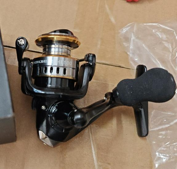 HE Black Pit Long Cast All-Metal Spinning Fishing Reel