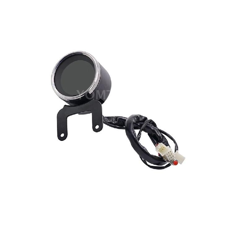 Motorcycle LCD Digital Speedometer Tachometer Speed Gauge Oil Level Meter Universal For Honda Ymaha Suzuki Harley DC12V