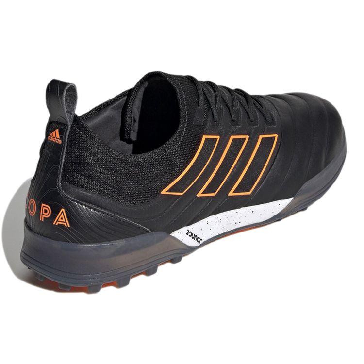 adidas Copa 20.1 TF (Rubber Studs) Durable Soccer Shoes Men Soccer Shoes Black Orange EH0892