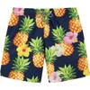 European And American Loose Casual Hawaiian Flower Shorts Men'S Summer Youth Floral Ice Silk Vacation Seaside Beach Pants