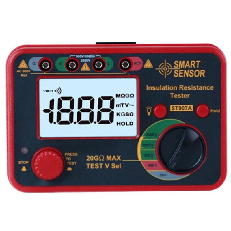 CEM ST907A+ Handheld Digital Insulation Resistance Tester (CN Version)