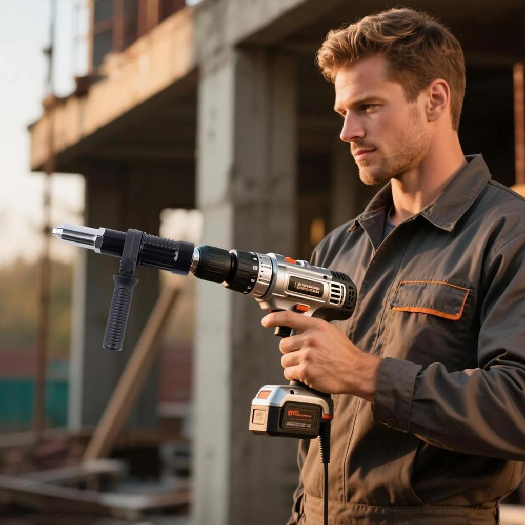 Werkzeuge, Akku-Adapter-Kit und Nuss-Werkzeug-Bohrerzubehör, Geeignet für Akku-Bohrschrauber