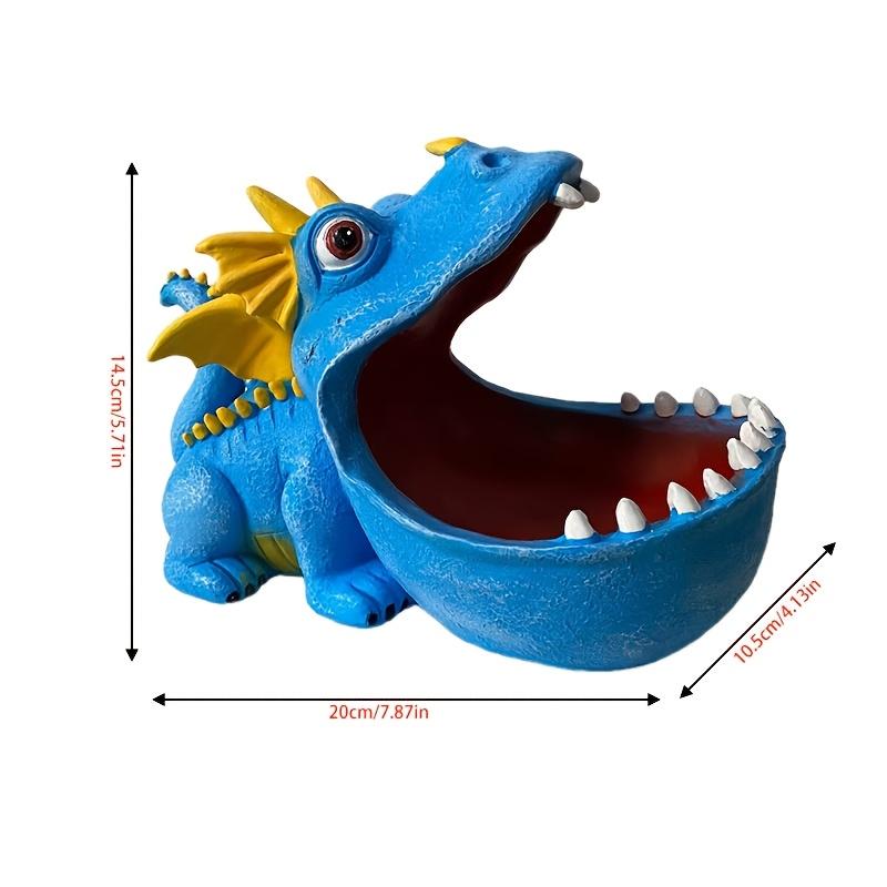 Dinosaur Candy Dish Resin Statue for Home & Office Decor, Perfect for Christmas ,Halloween, Versatile Indoor/Outdoor Use