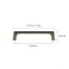 WV Black Kitchen Cabinet Storage Handles 96-320mm Dressers Cupboard Closet Wardrobe Door Drawer Knobs Furniture Hardware Pulls