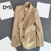 Cardigan Lady Blazer Formal Elegant Business Meeting Women Coat