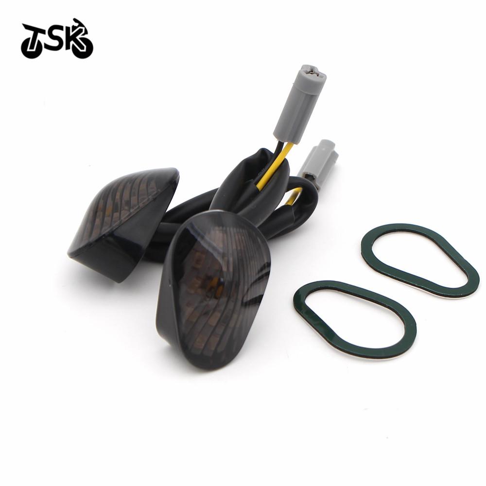 

Светодиодный указатель поворота, индикаторная лампа, заподлицо для мотоцикла Yamaha YZF R1 R6 R6S high quality Black