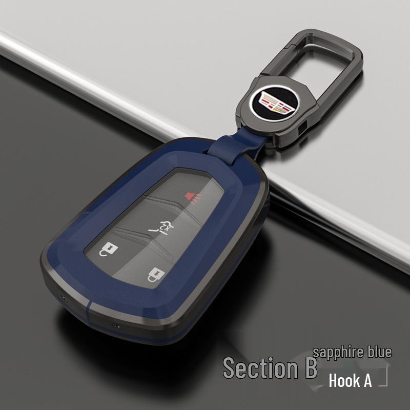 Cadillac Premium Key Case for XT5, CT5, XT4, XTS, ATSL, CT6, XT6, CT4 - Suitable for Men & Women
