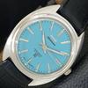 RELOJ DE HOMBRE VINTAGE INDIO HMT KOHINOOR DE CUERDA MANUAL AZUL TURQUESA a440929-4 HT-a440929