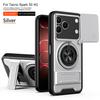 For Tecno Spark 50 Case Tecno Spark 50 4G Cover Magsafe Magnetic Fold Holder Military Armor Camera Protection Cover