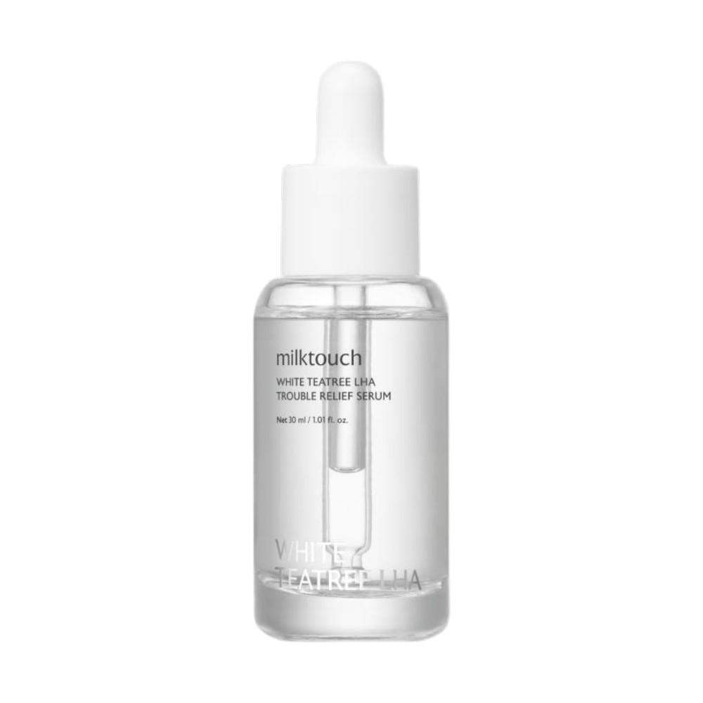 Milk Touch White Tea Tree Centella LHA Calming Serum Clarifying Pore Treatment 30ml