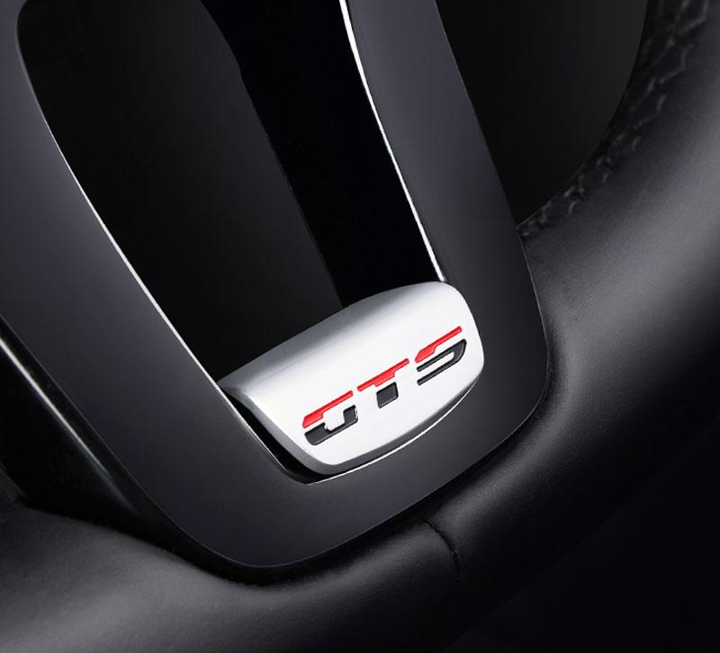 Hot 1Pcs VW Car Steering Wheel Decorative Cover R Line Emblem Sticker For Volkswagen R-Line R GTI Polo T5 T-ROC Golf Passat Scir