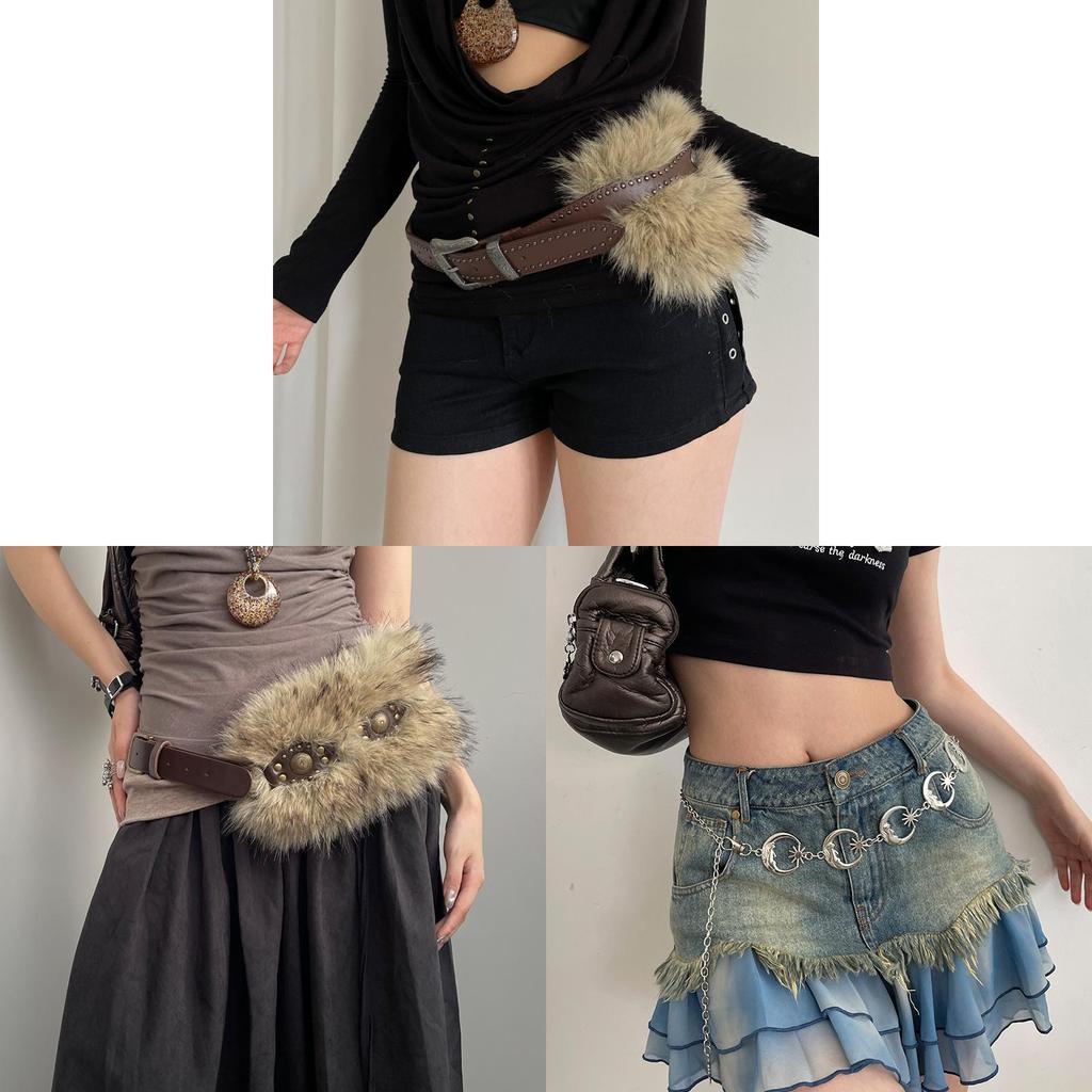 Ceinture en Cuir PU Style Western pour Femmes avec Ornements à Rivets et Design Large Vintage pour un Style Décontracté