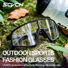 SCVCN Okulary Fotochromowe Okulary Przeciwsłoneczne Rowerowe Cycl Mężczyźni UV400 Okulary Sportowe MTB Okulary Outdoorowe Rowerowe UV400 Kobiety Okulary Przeciwsłoneczne