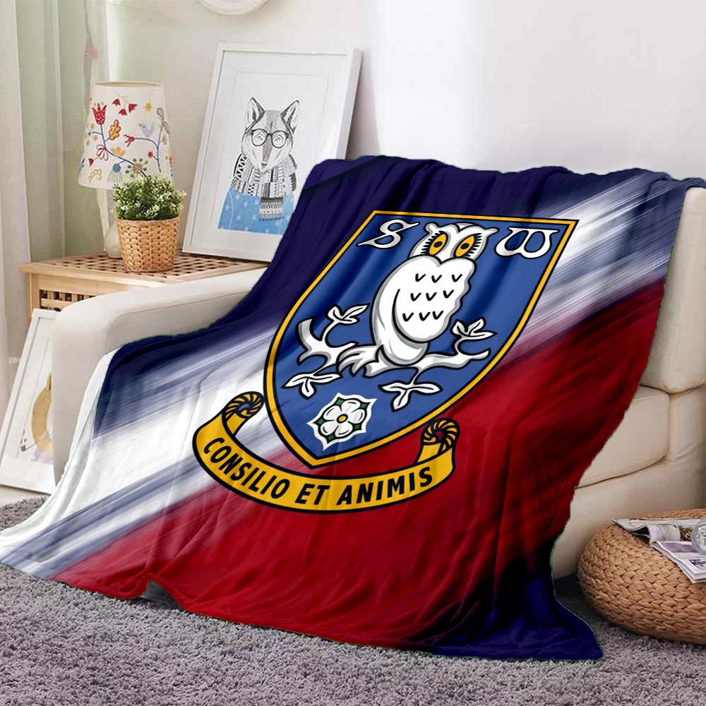 Sheffield Wednesday Flannel Blanket, High quality Comfortable for All Seasons, Home Decor, Warmth and Comfort